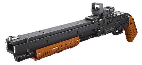 [024718514956] Remington by Camp Co Building Blocks Shotgun Black/Brown Plastic 21" Long Includes 6 Plastic Projectiles 863 Pieces