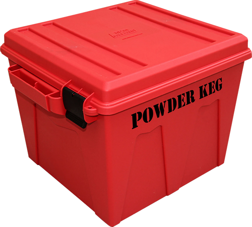 [026057363608] MTM Case-Gard Powder Keg Storage Container Red Polypropylene Plastic