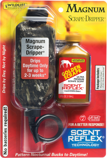 [024641003862] Wildlife Research Magnum Scrape-Dripper Golden Combo 4 oz Dripper Deer
