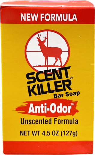 [024641005415] Wildlife Research Scent Killer Bar Soap Odor Eliminator Unscented Scent 4.5 oz
