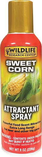 [024641007389] Wildlife Research Food Scent Attractant Spray Sweet Corn Scent 8oz Aerosol