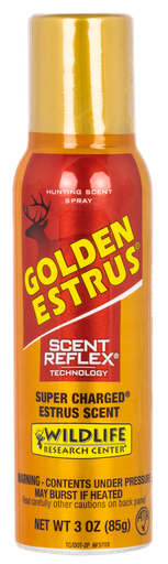 [024641040430] Wildlife Research Golden Estrus Scent Reflex Deer Attractant Doe In Estrus Scent 3 oz Aerosol