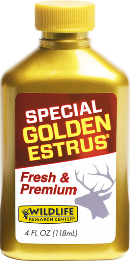 [024641040546] Wildlife Research Special Golden Estrus Buck Lure Deer Attractant Doe In Estrus Scent 4 oz Bottle