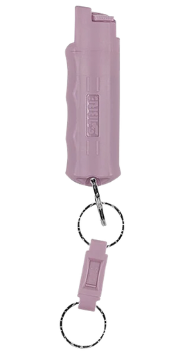 [023063107905] Sabre Pepper Spray Hard Case Red Pepper/UV Dye Lavender Includes Key Ring