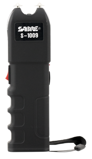 [023063808222] Sabre Tactical Stun Gun with Flashlight 1.25 Million Volts Black 120 Lumens