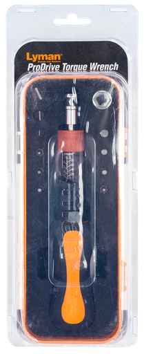 [011516513007] Lyman Torque Wrench Black/Orange Steel Rubber Handle