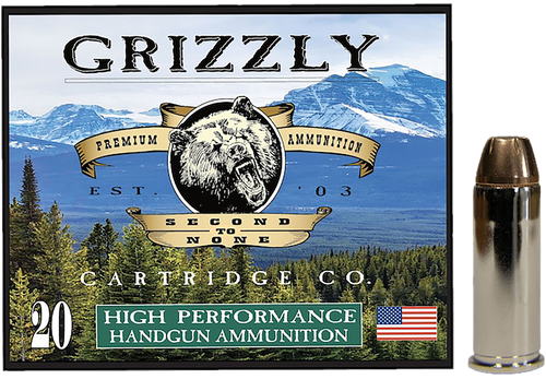 [815152011503] Grizzly Ammo 44 Special 240gr Jacketed Hollow Point, 20rd Box