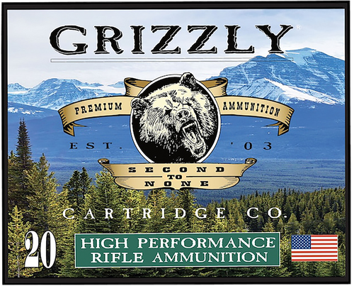 [815152015266] Grizzly Ammo 357 Mag 148gr Full Metal Jacket Flat Point, 20rd Box