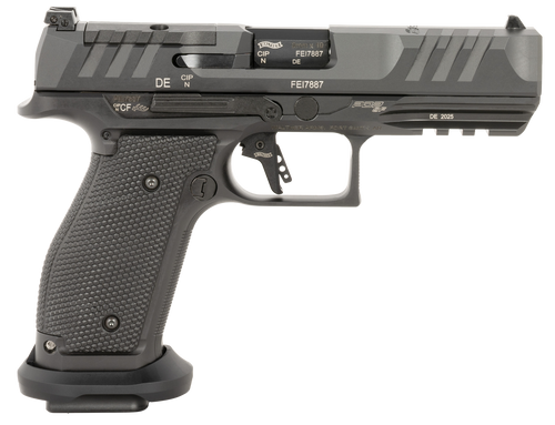 [723364237751] Walther PDP Pro 9mm, 4.5" Barrel, Matte Black, Optics Ready Slide, Adj Rear Sight, Performance Duty Trigger, 3x20rd Mags